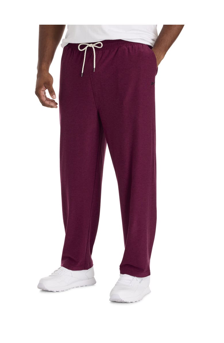 Reebok Big & Tall Performance Athletic-Fit Sweatpants, Main, color, Black Cherry Heath