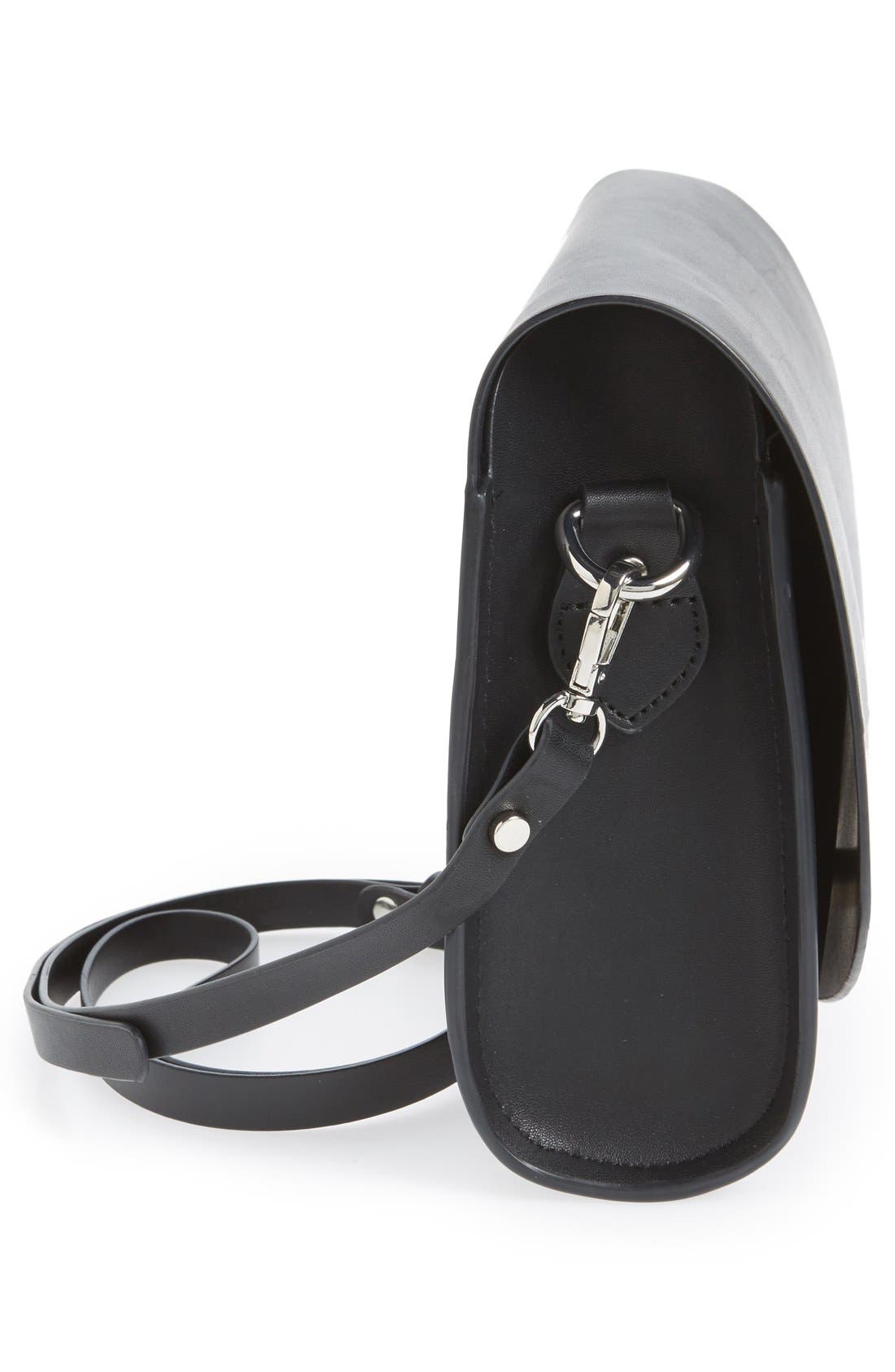 Cesca Faux Leather Crossbody Bag, Alternate, color, 