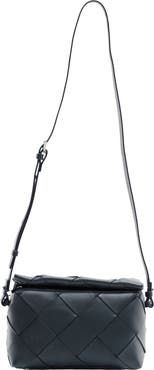 Ecotorie Maude Woven Leather Crossbody Bag