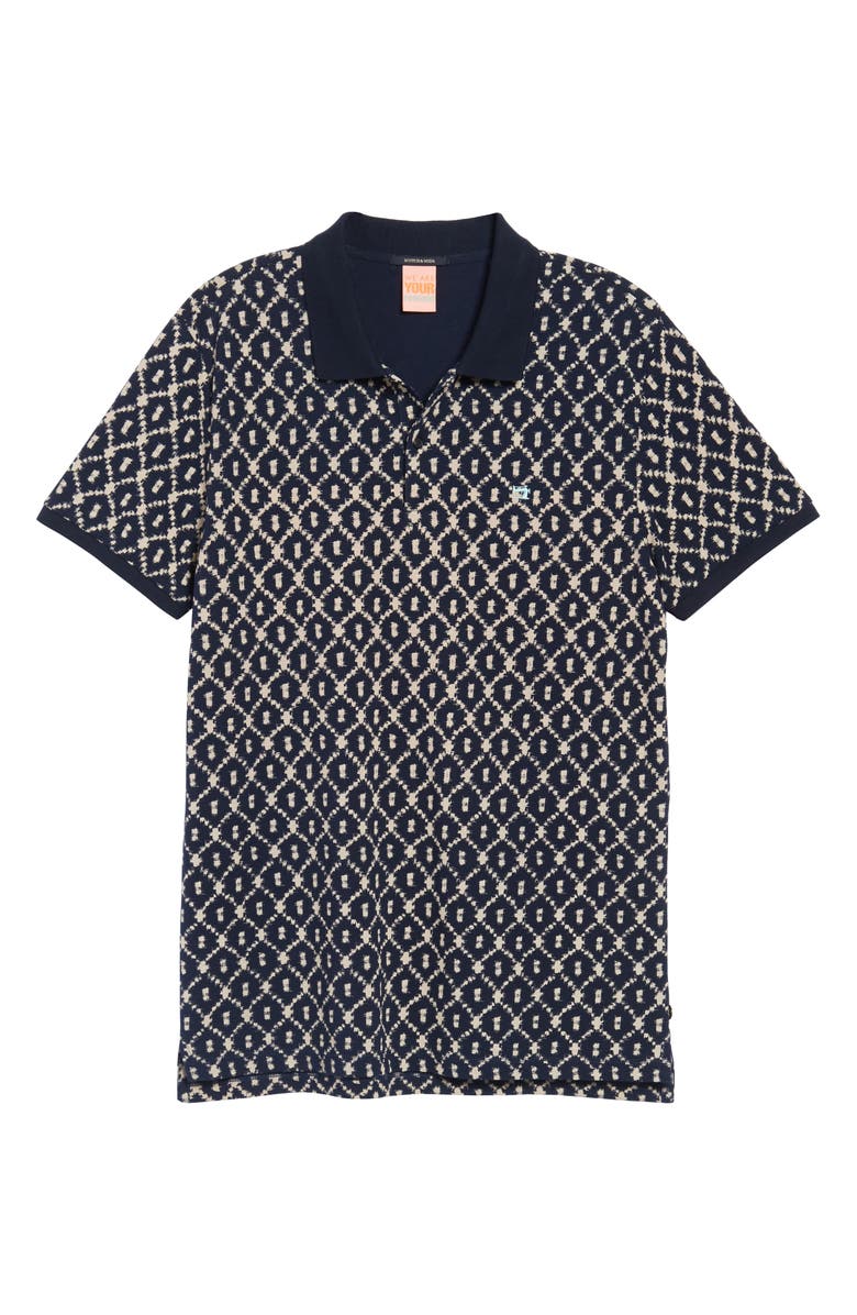 Scotch & Soda Classic Clean Piqué Polo, Alternate, color,
