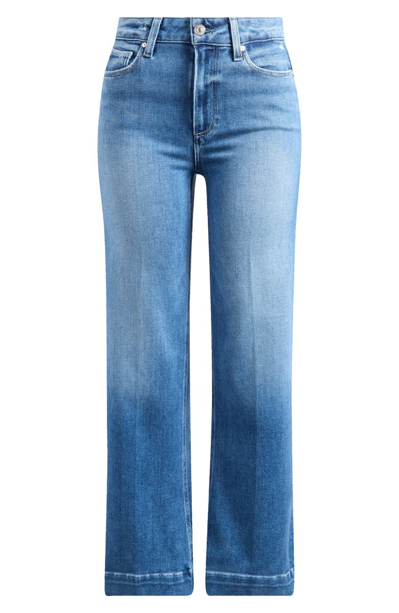 PAIGE Leenah High Waist Wide Leg Jeans, Alternate, color, Westminster