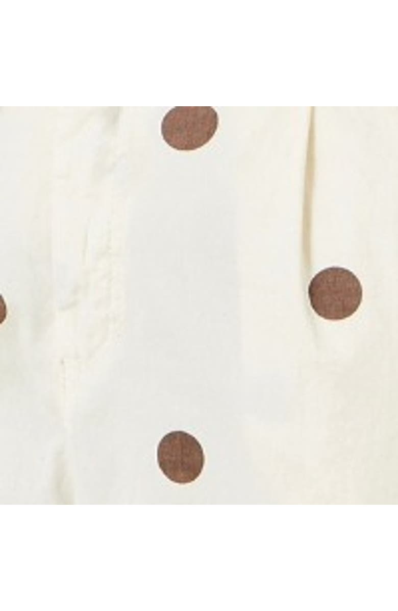 Yumi Spot Print Cotton Canvas Chinos, Alternate, color, Ivory