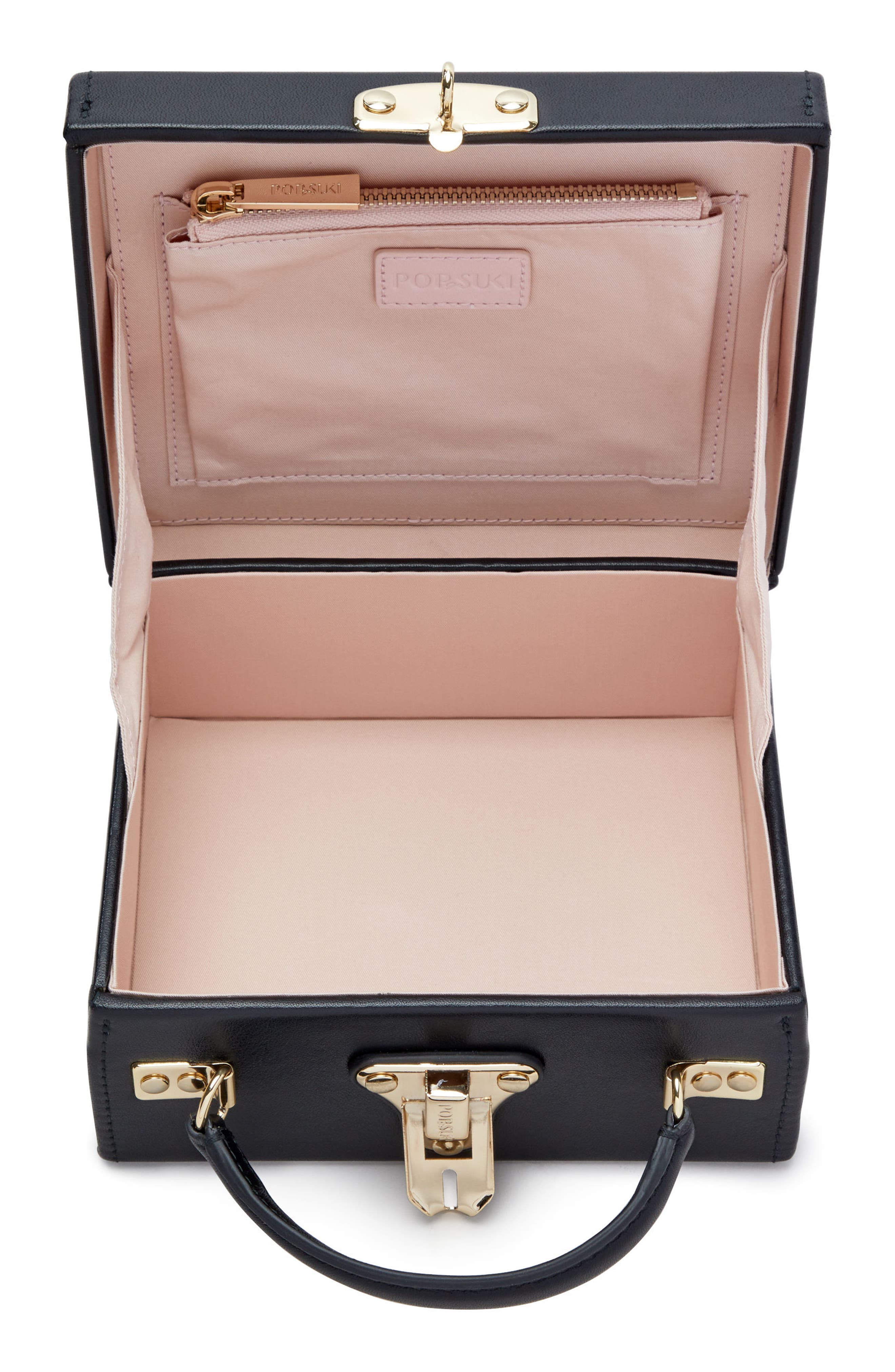 Pop & Suki Personalized Leather Box Bag, Alternate, color, 