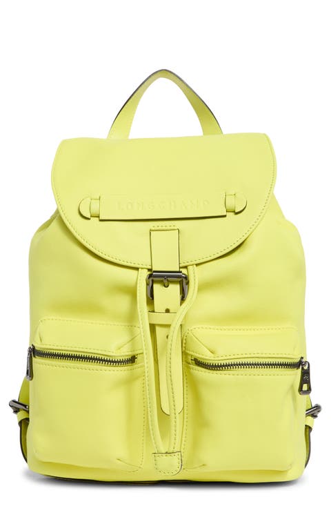 LC3D Small Leather Backpack