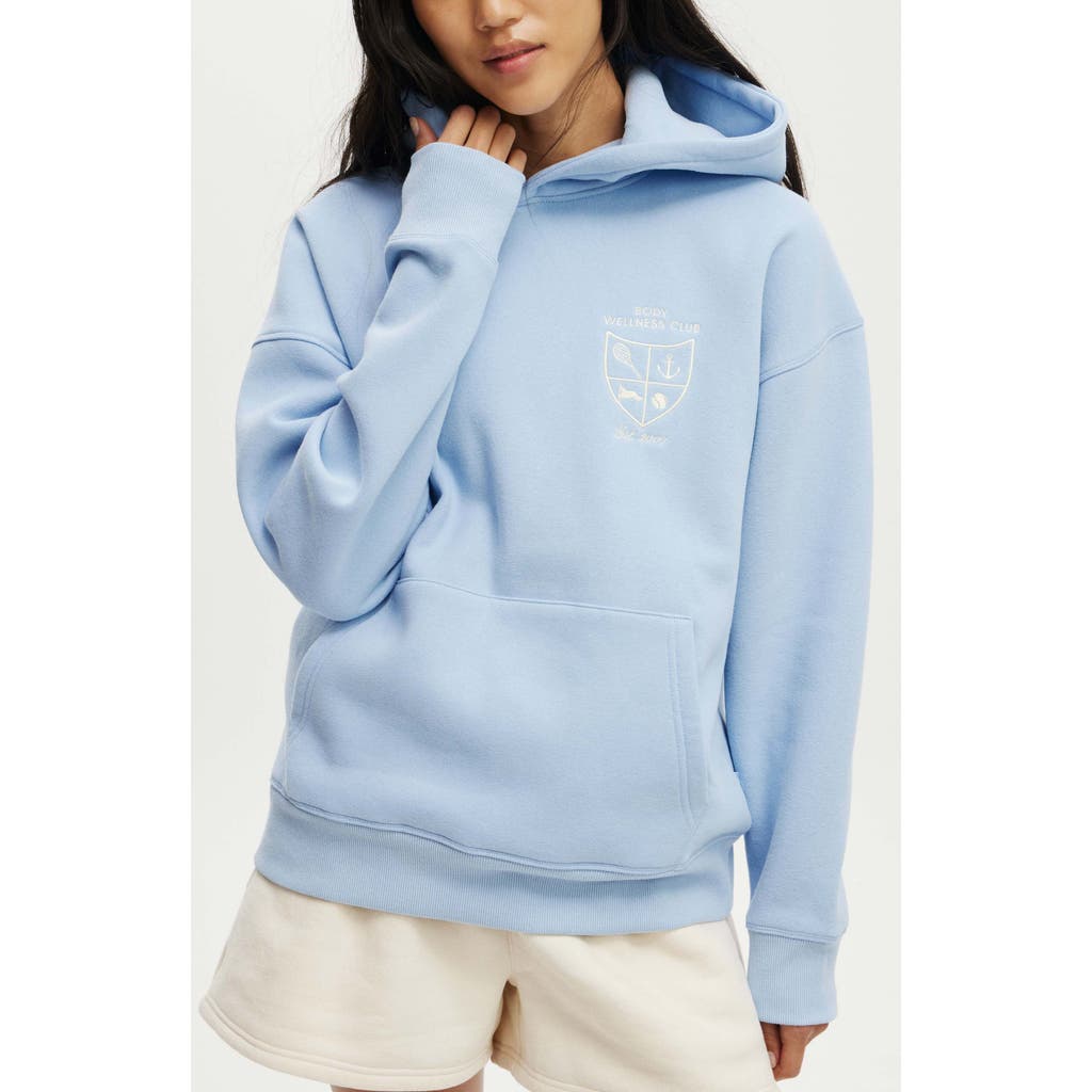 COTTON ON BODY ACTIVE PLUSH PREMIUM GRAPHIC HOODIE