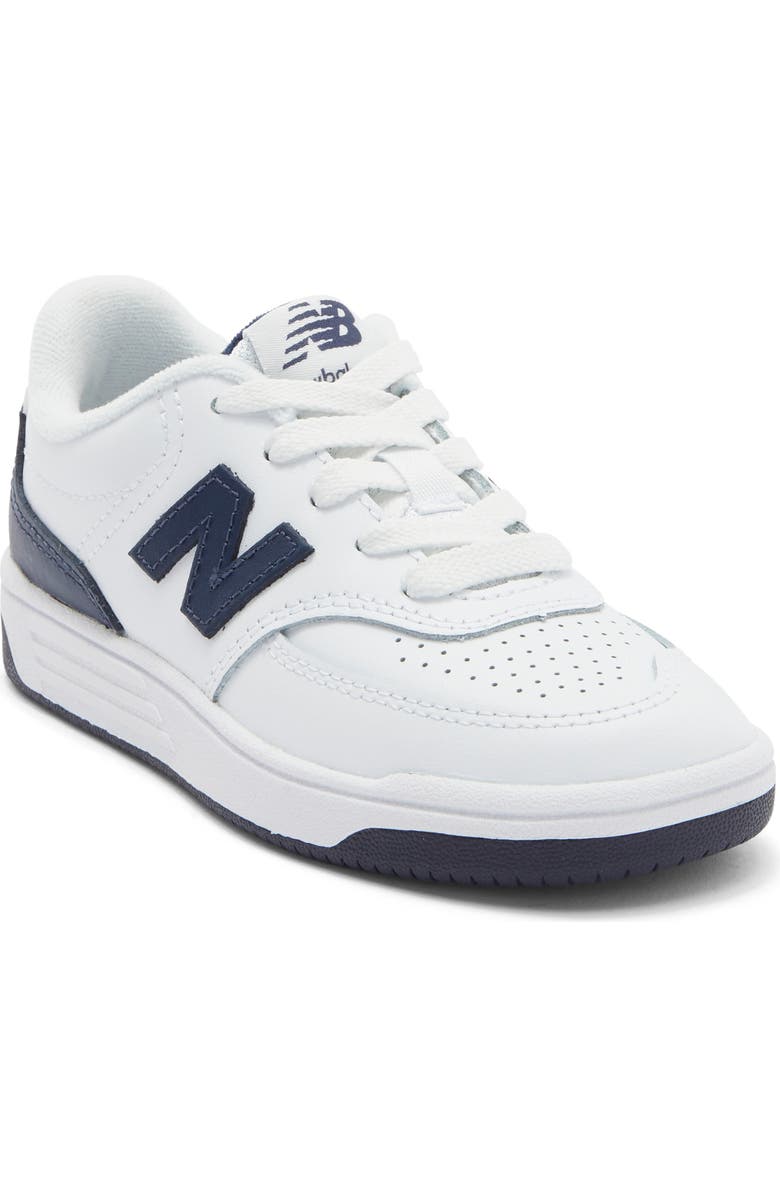 New Balance BB80 Basketball Sneaker, Main, color, Nb White/ Nb Navy