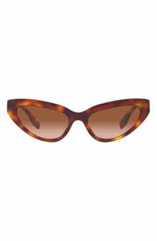 Burberry 54mm Gradient Cat Eye Sunglasses