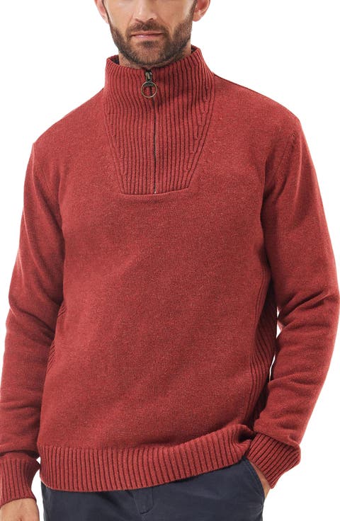 Nelson Essential Lambswool Half Zip Sweater