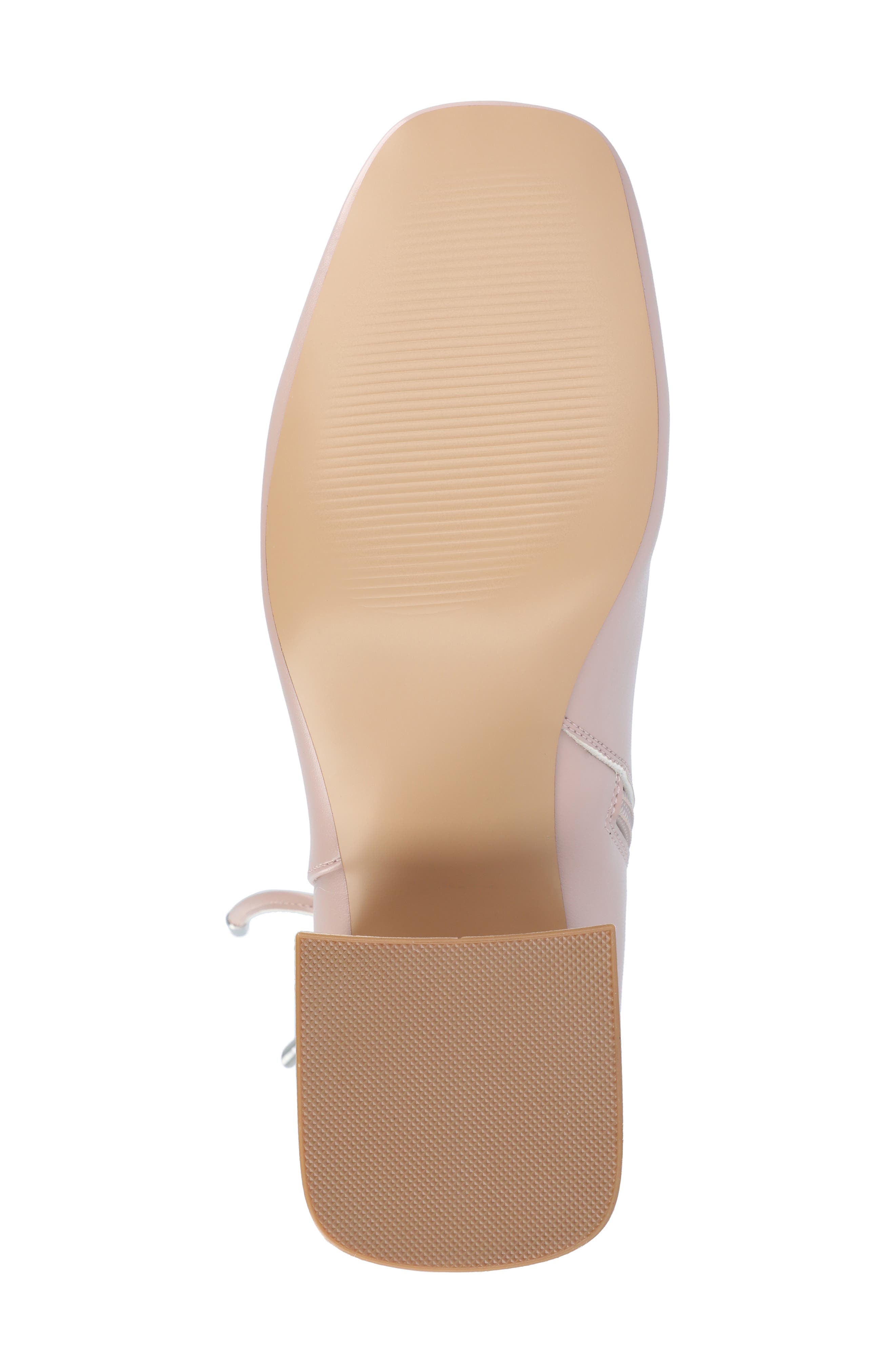 Journee Collection Beverly Block Heel Bootie, Alternate, color, Blush