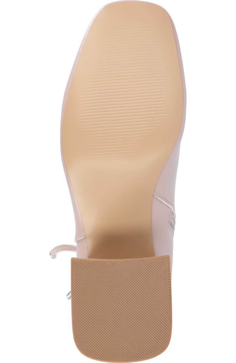 Journee Collection Beverly Block Heel Bootie, Alternate, color, Blush