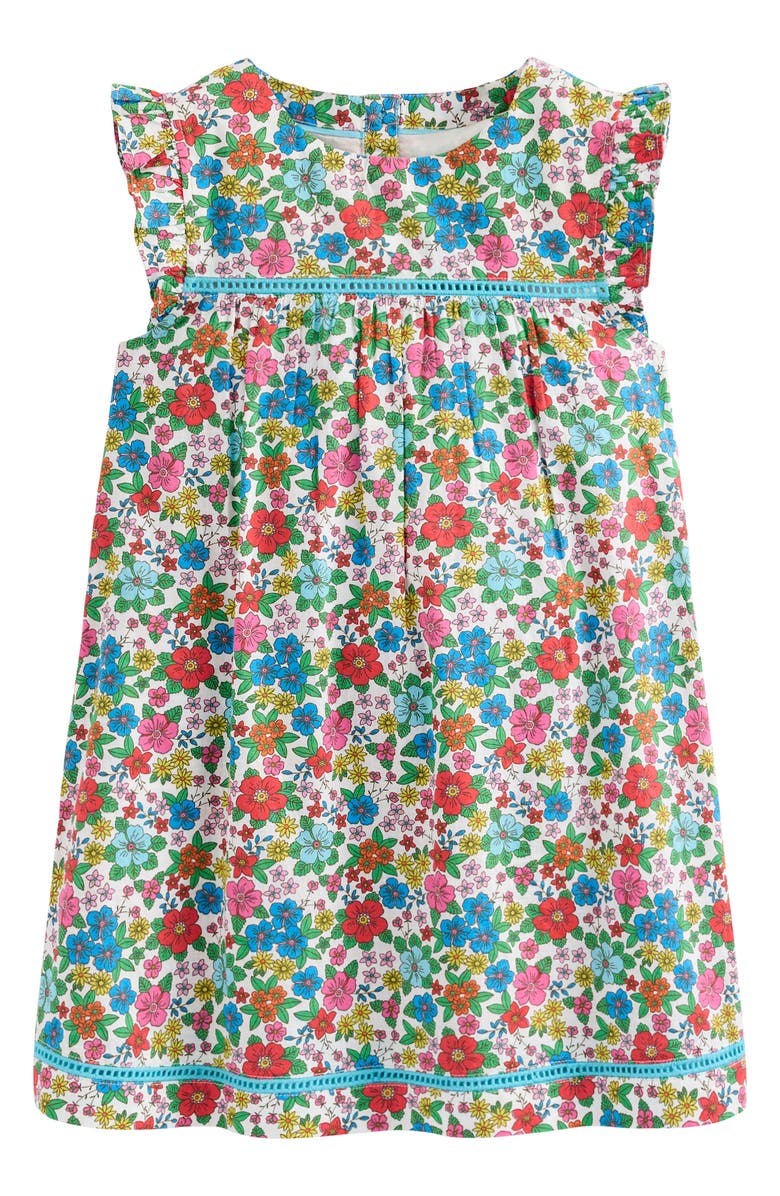 Mini Boden Kids' Celia Floral Cotton Sundress, Main, color, 