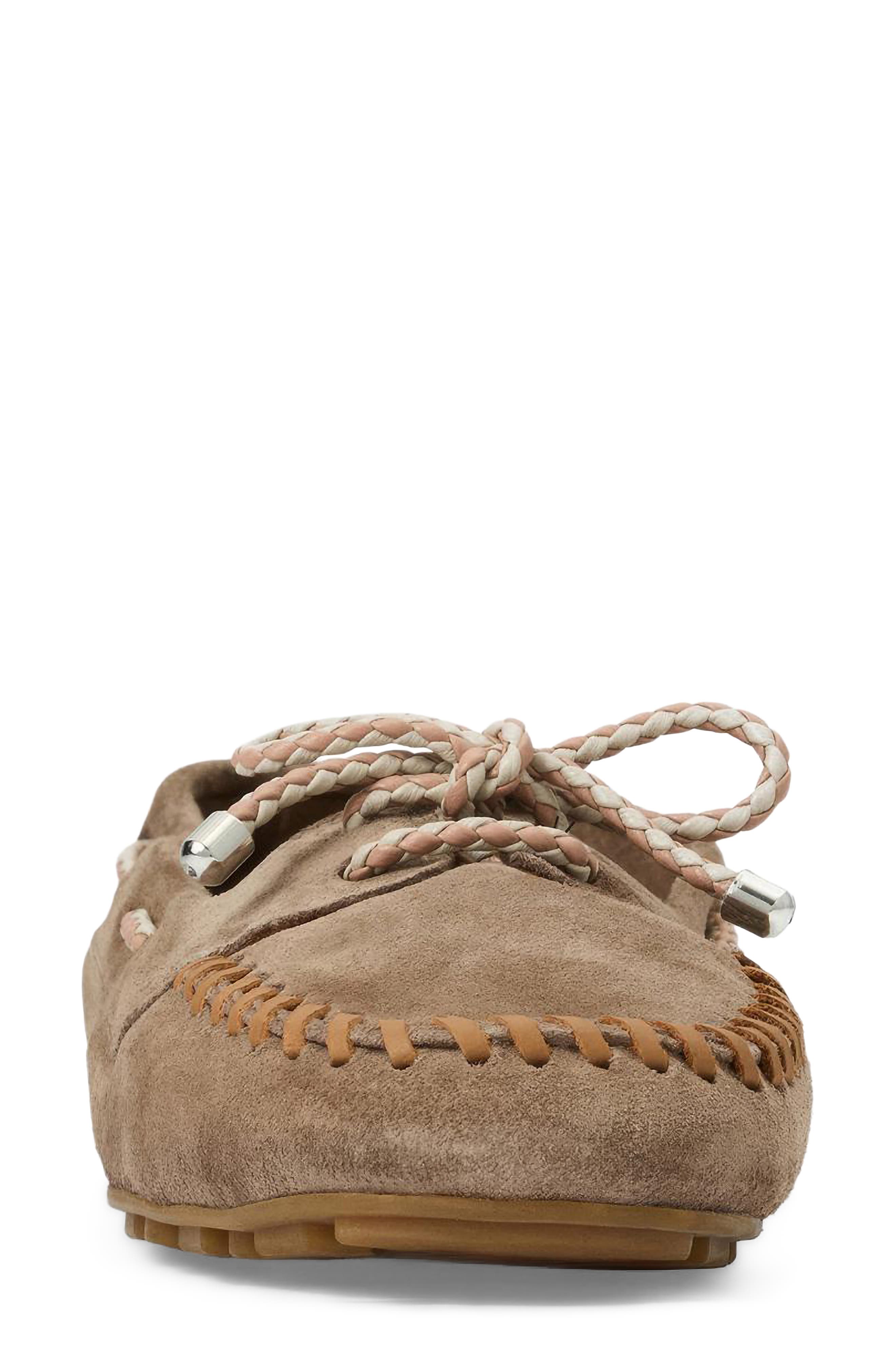 Qually Weatherproof Loafer, Alternate, color, TAUPE SUEDE