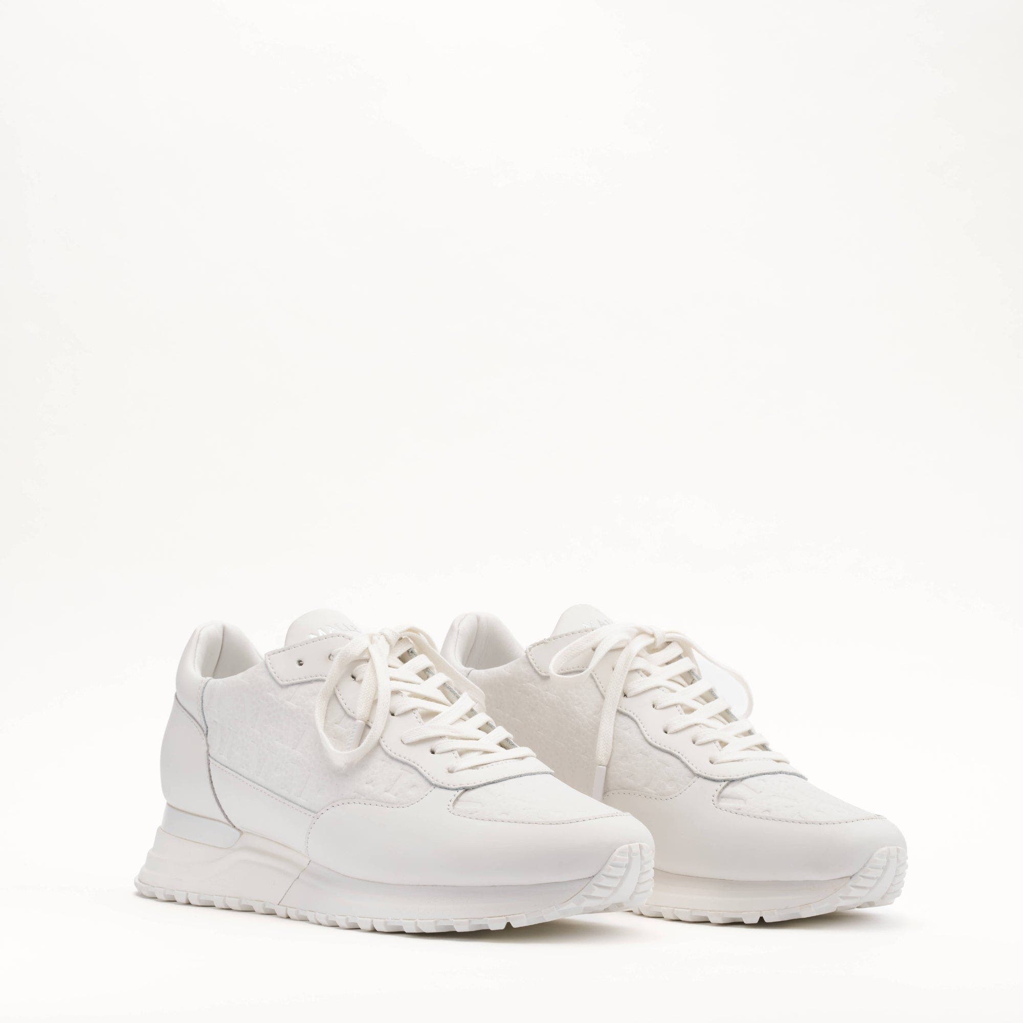 Popham Tumbled Sneakers, Alternate, color, White