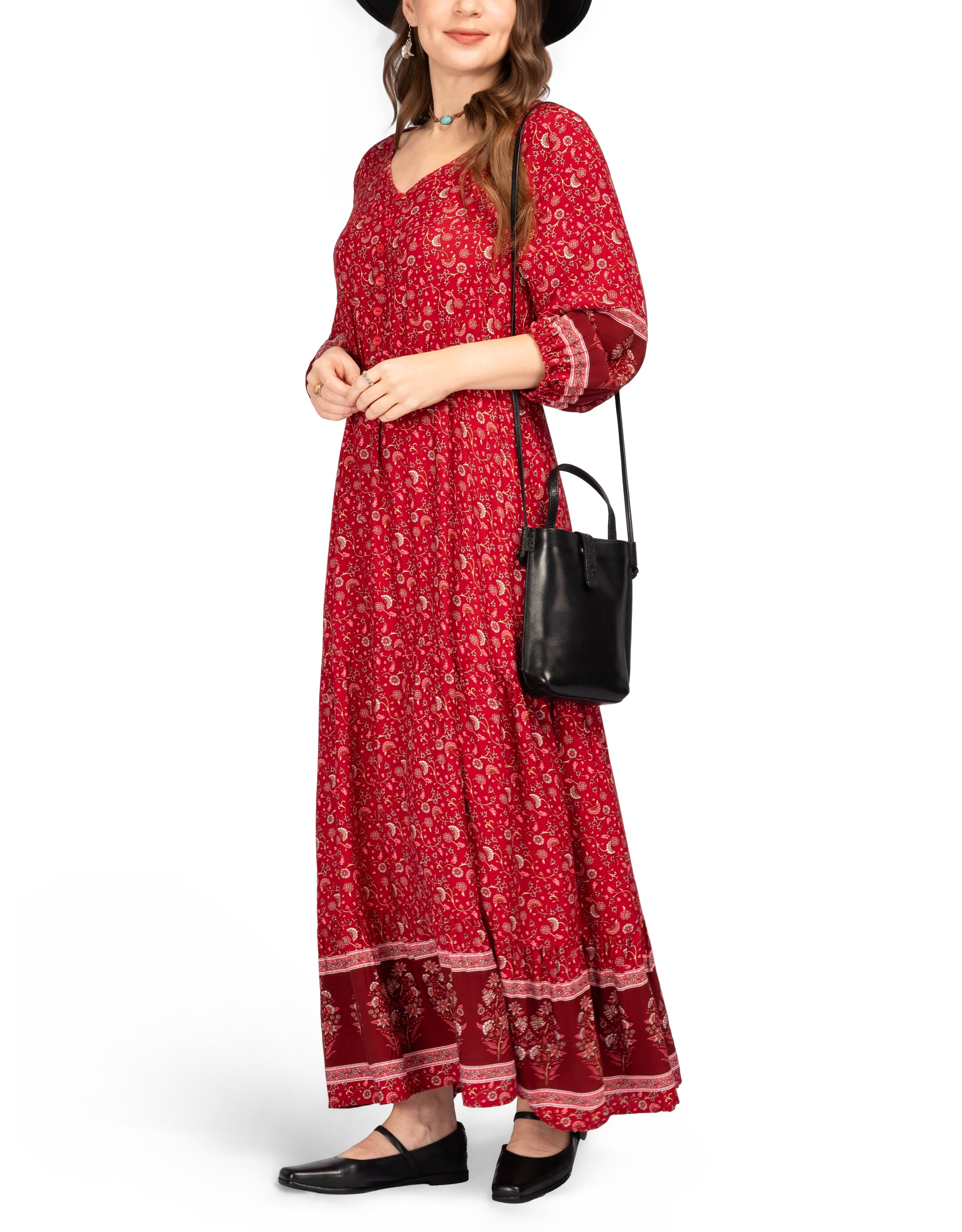 OLD TREND Wishbone Genuine Leather Structured Convertible Crossbody, Alternate, color, Black