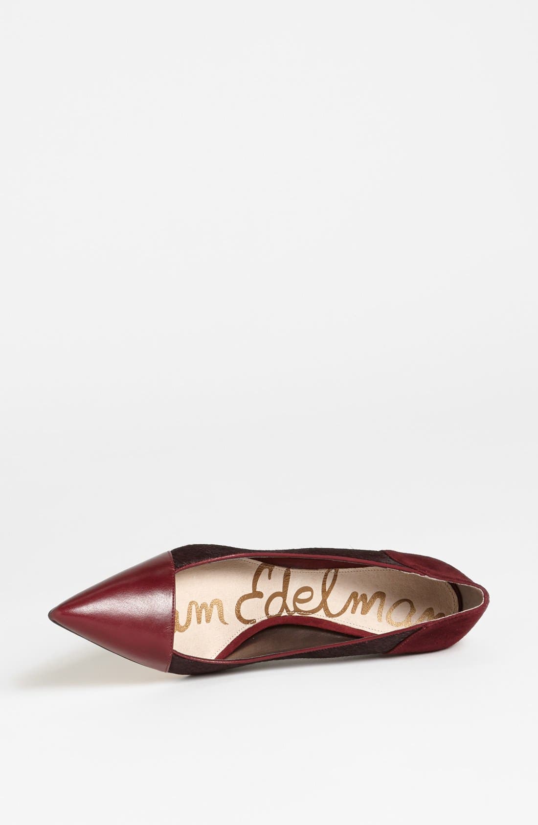 'Desiree' Pump, Alternate, color, BURGUNDY LEATHER