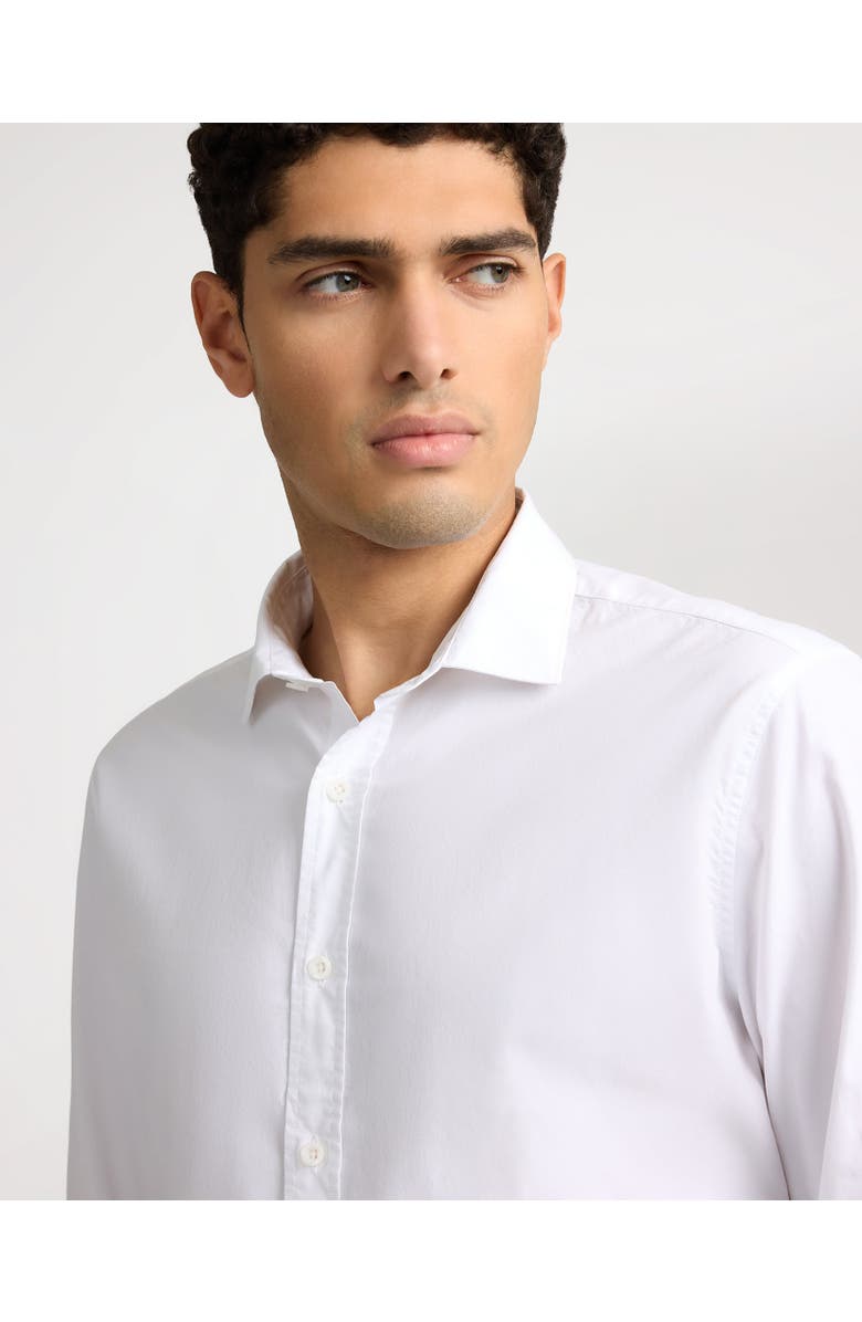 Onia Poplin Long Sleeve Button Down Shirt, Alternate, color, White