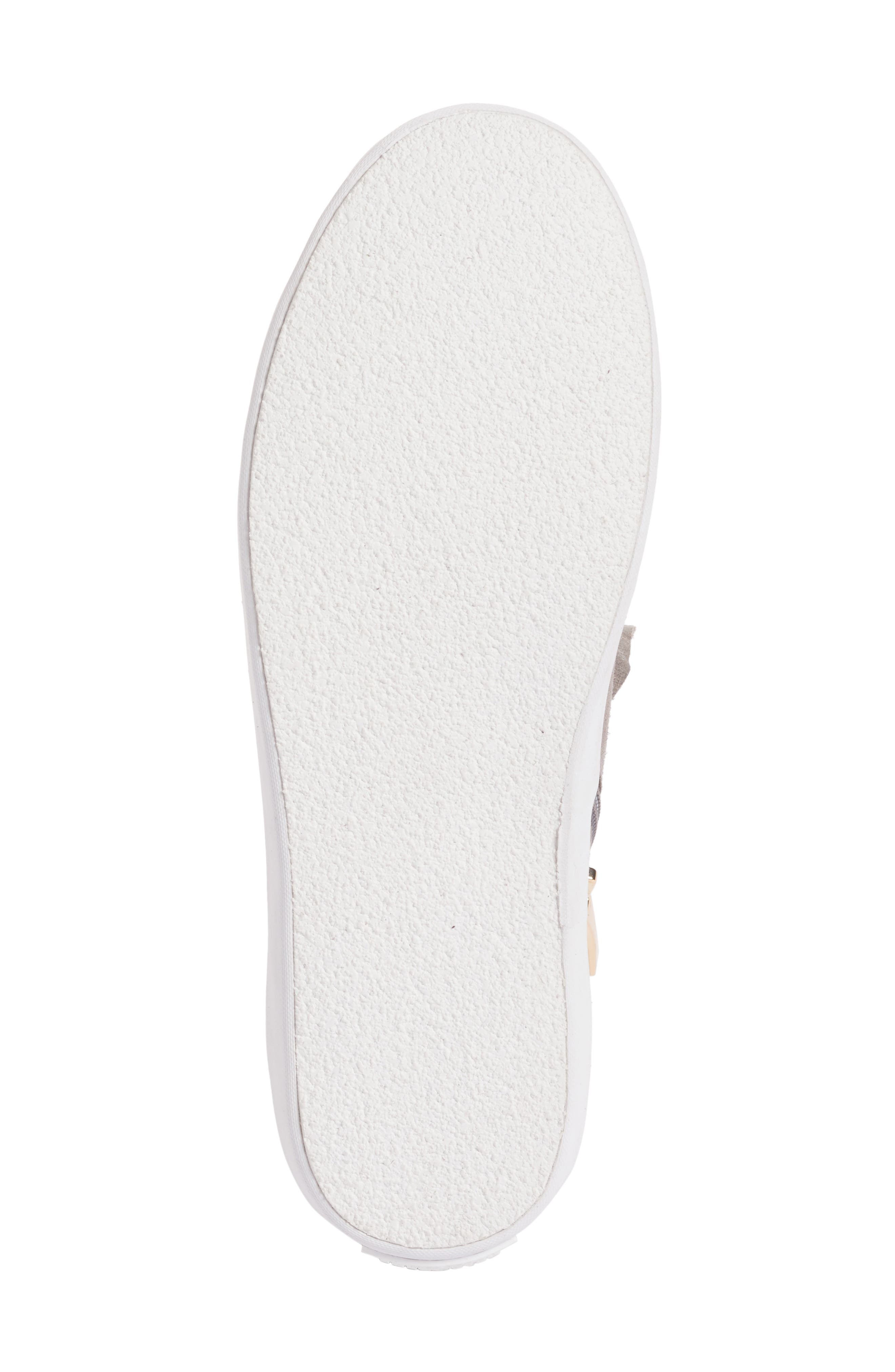 lenna tassel sneaker, Alternate, color, LIGHT GREY COW SUEDE