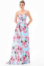 Bariano Zia Dramatic Sash Gown