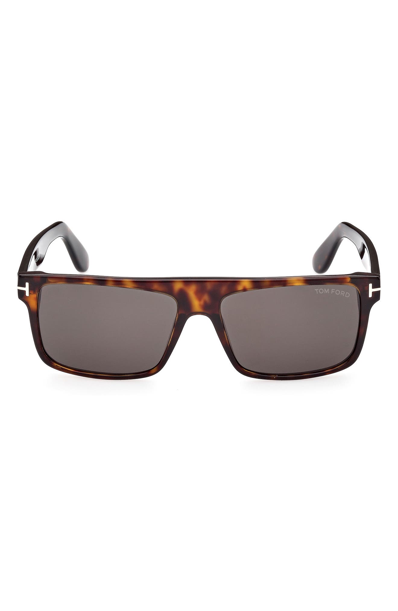 TOM FORD 58mm Rectangle Sunglasses