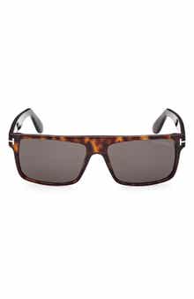 TOM FORD 58mm Rectangle Sunglasses