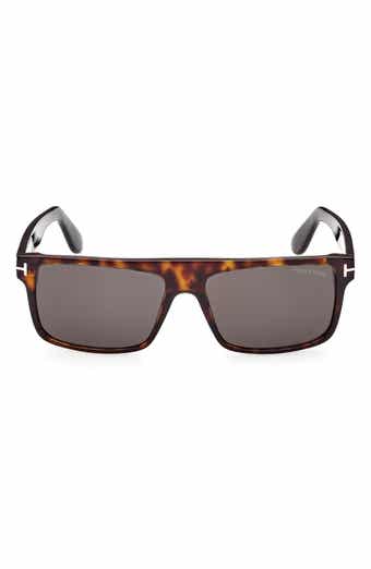 TOM FORD 58mm Rectangle Sunglasses