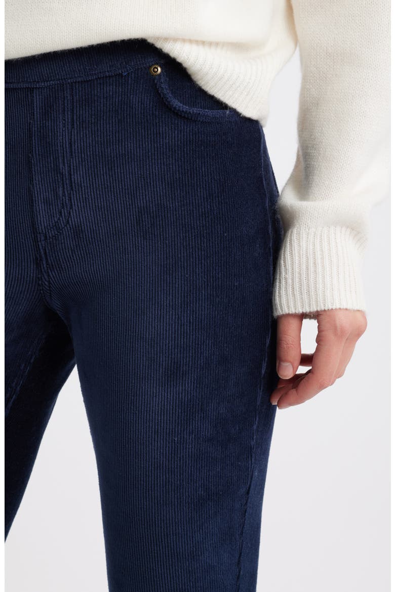 Classic Stretch Corduroy Leggings, Alternate, color, NAVY
