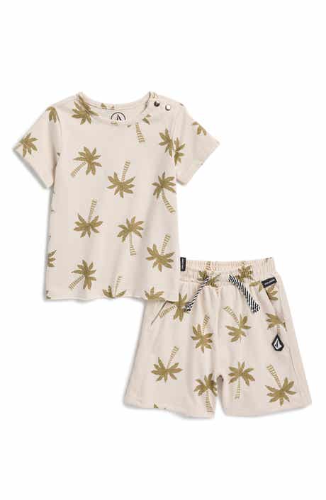 Volcom Jersey T-Shirt & Shorts Set