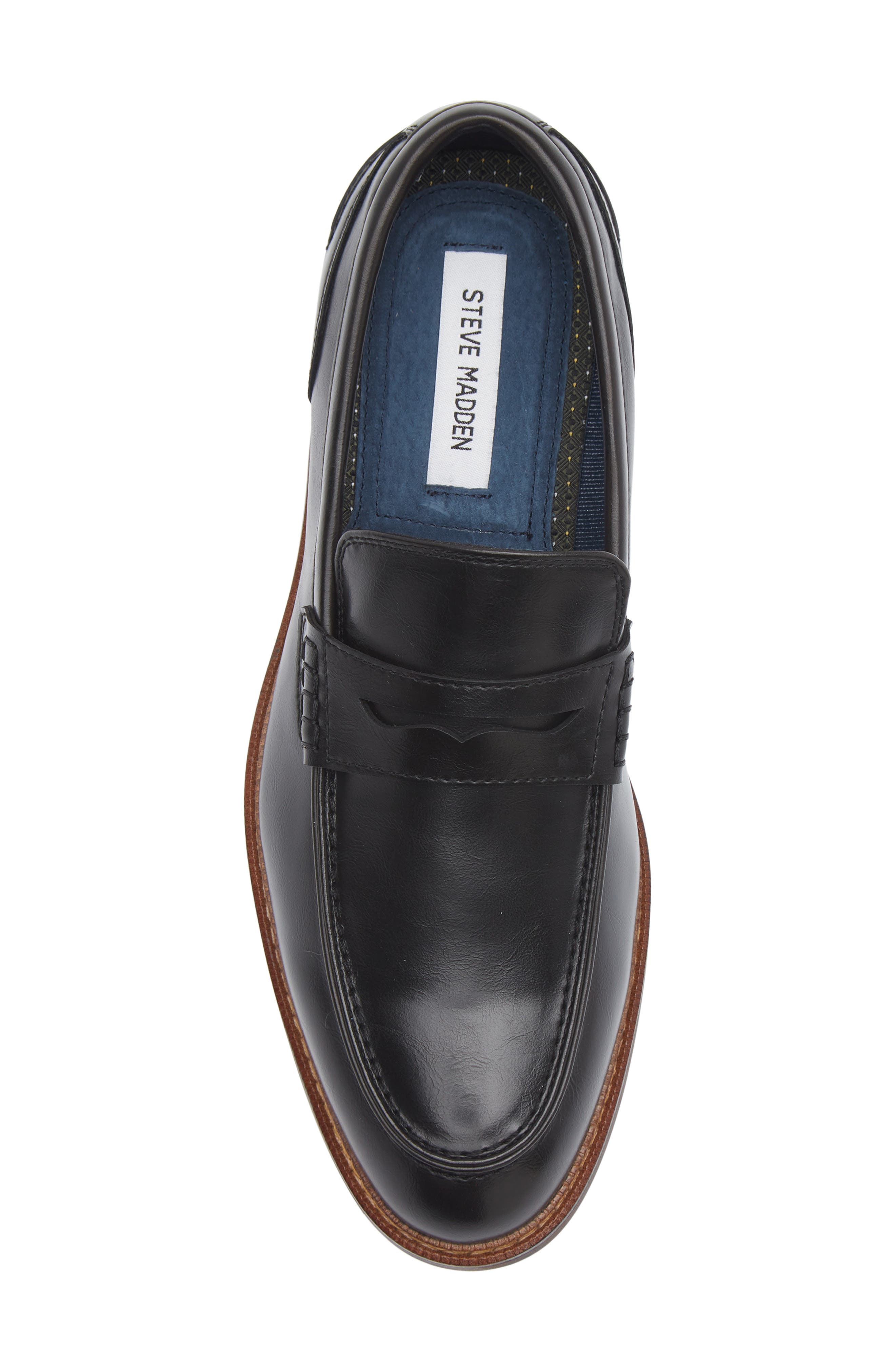 Steve Madden Prynce Penny Loafer, Alternate, color, Black