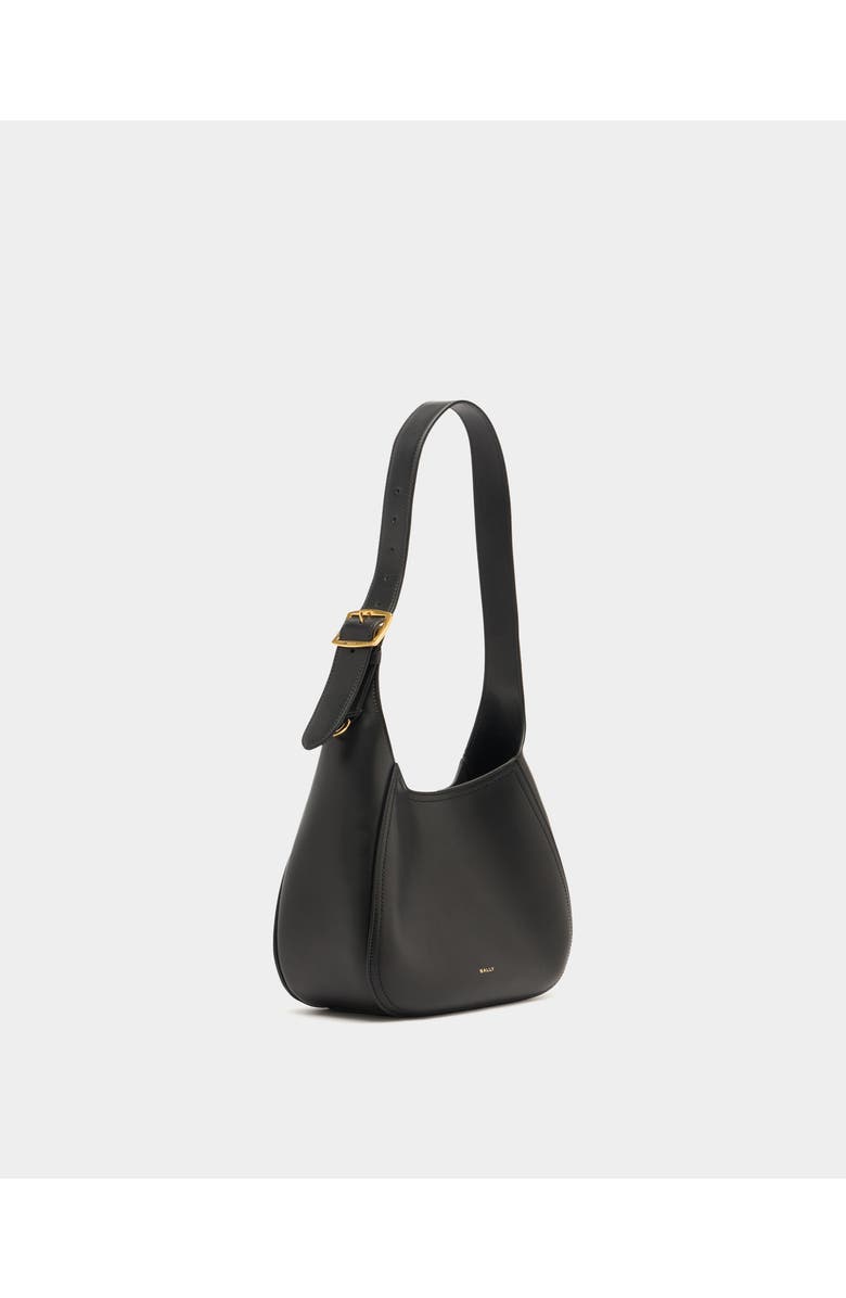 Bally Althea Small Hobo Bag in Leather, Alternate, color, Black