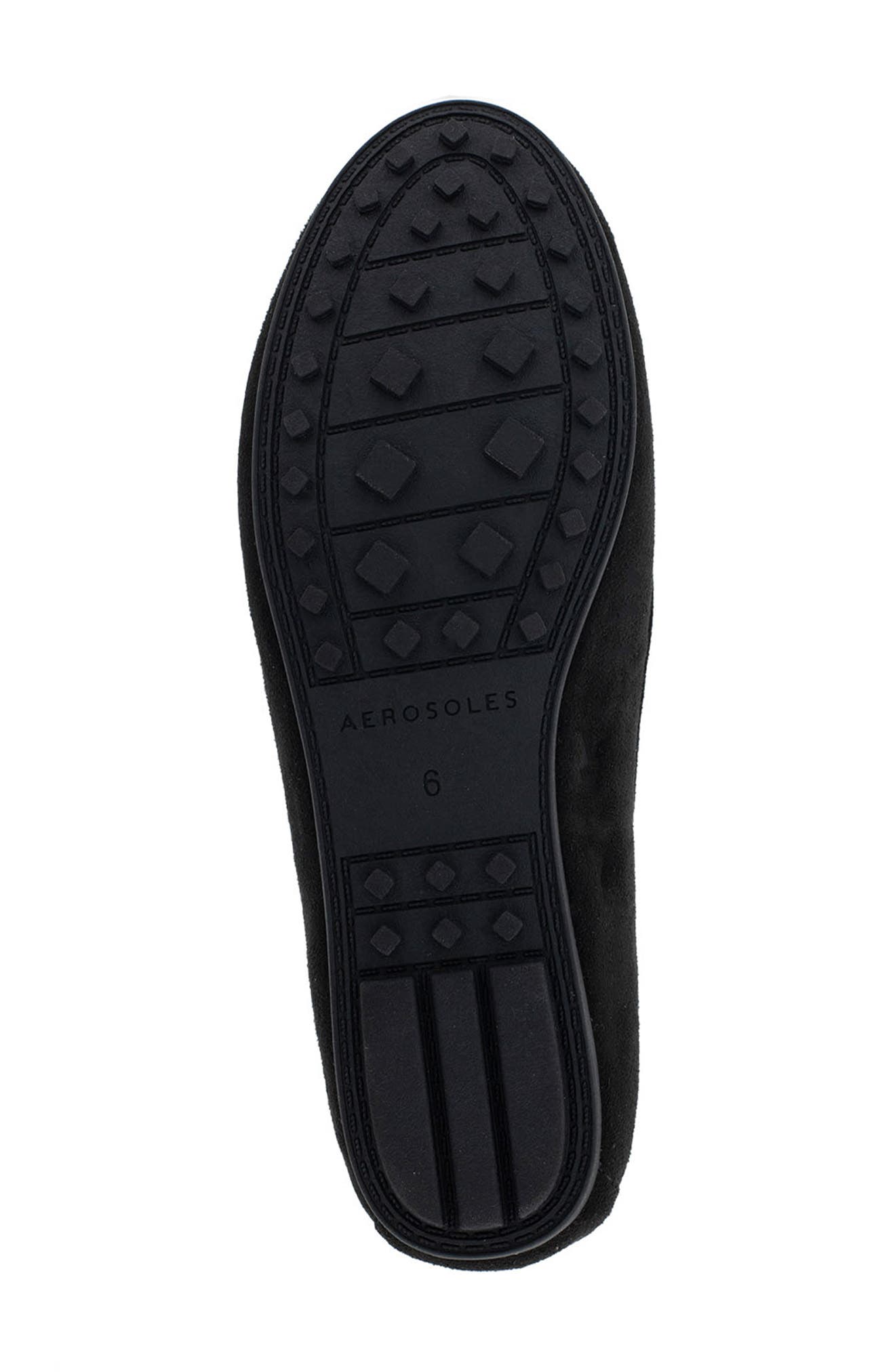 Aerosoles Deanna Tassel Loafer, Alternate, color, Black Faux Suede