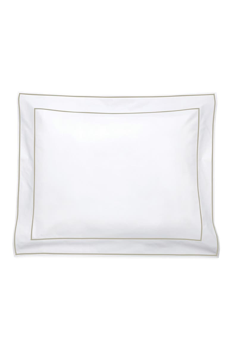 Ansonia Pillow Sham, Main, color, WHITE/ ALMOND