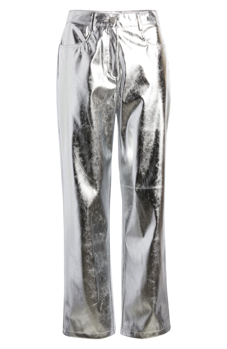 Amy Lynn Metallic Straight Leg Pants, Alternate, color,