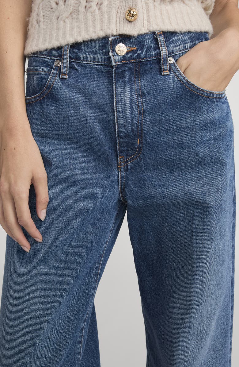 FRAME The Stroll High Waist Wide Leg Jeans, Alternate, color, Partridge