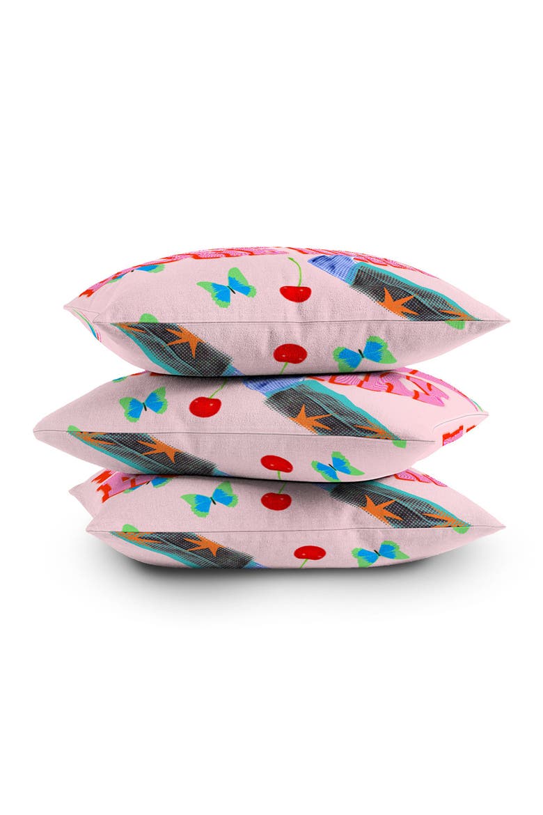 Less Honky More Tonky Throw Pillow, Alternate, color, PINK