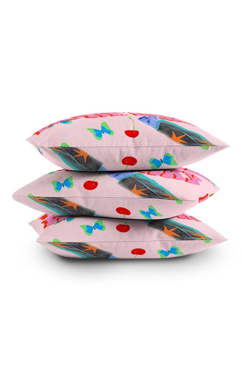 Deny Designs Less Honky More Tonky Throw Pillow, Alternate, color, Pink