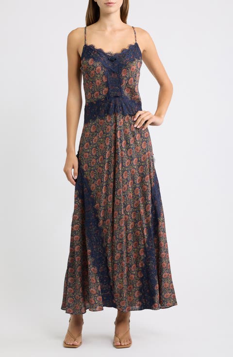 Francesca Lace Trim Slipdress
