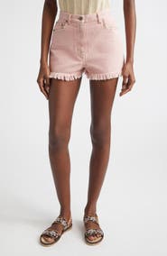 Valentino Cutoff Denim Shorts