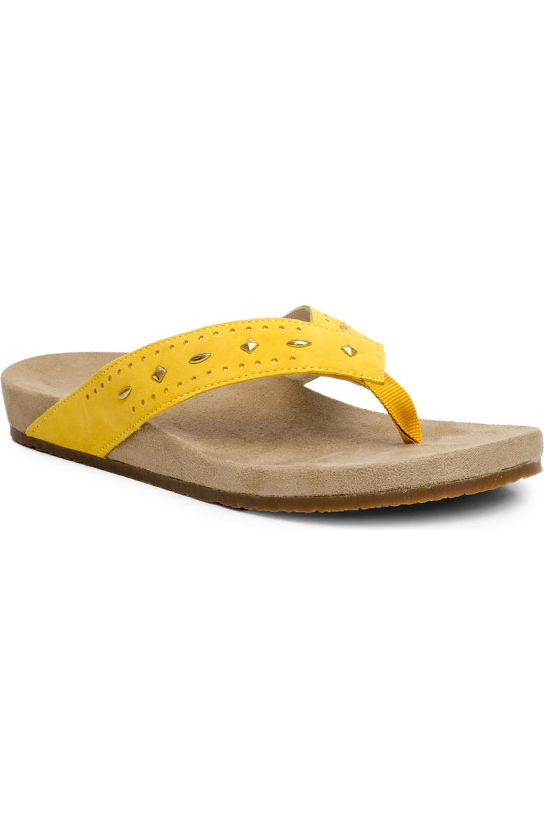 Revitalign Kena Studded Flip Flop, Main, color,