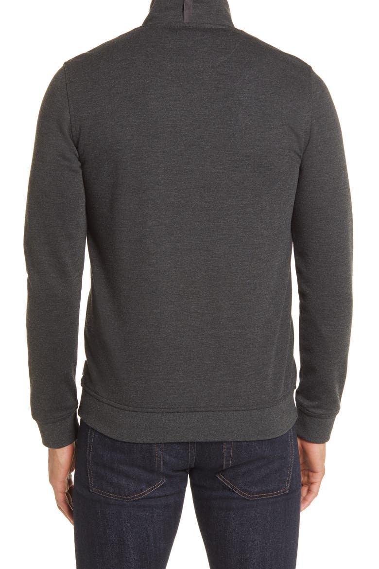 Bonfyre Slim Fit Knit Jacket, Alternate, color, CHARCOAL