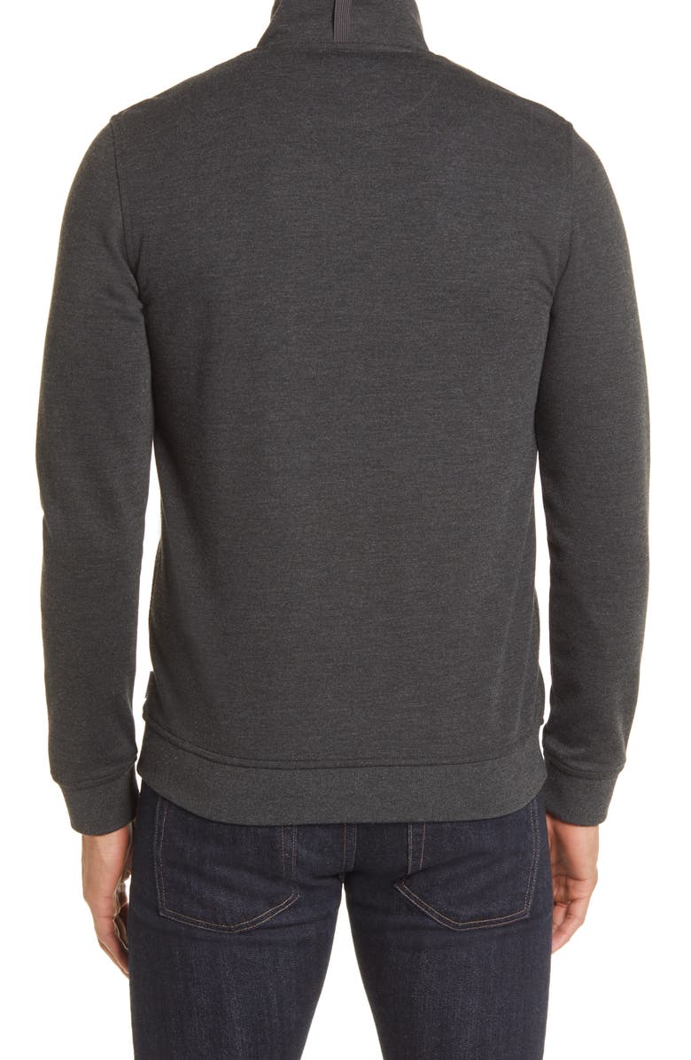 Ted Baker London Bonfyre Slim Fit Knit Jacket, Alternate, color, 