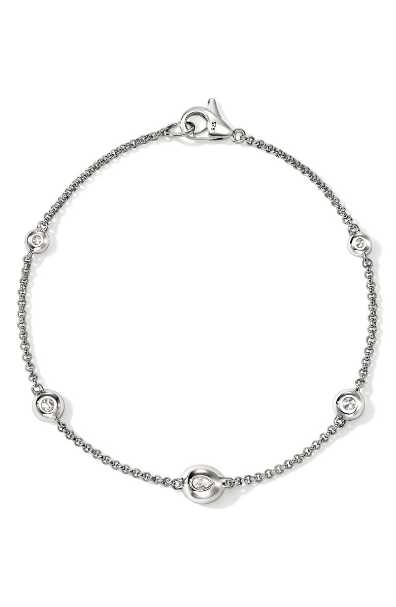John Hardy Lovestruck<sup>™</sup> Lab Grown Diamond Station Bracelet, Alternate, color, 