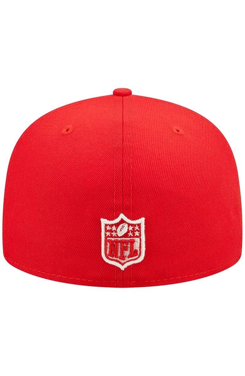 New Era Men's New Era Red Kansas City Chiefs Super Bowl IV Pop Sweat 59FIFTY Fitted Hat, Alternate, color, Red