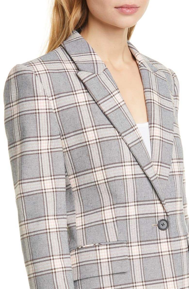 Joie Anilah Plaid Jacket, Alternate, color,