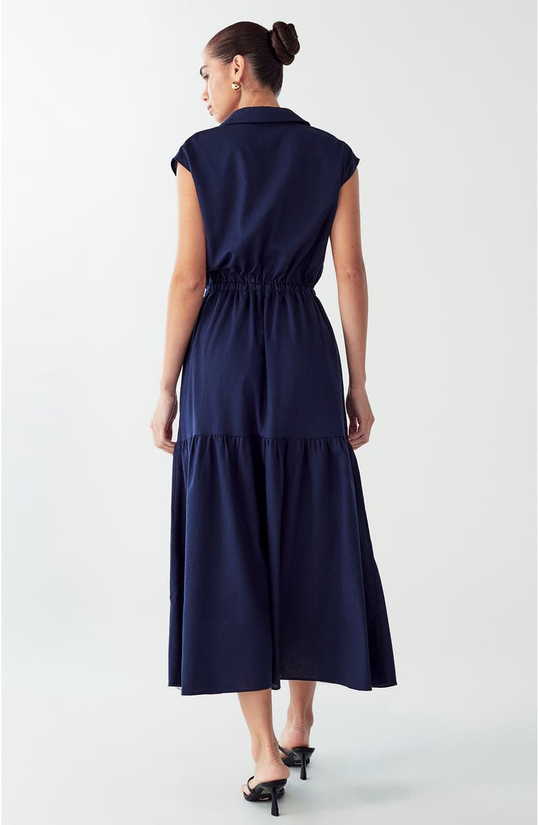 WILLA Marle Midi Dress, Alternate, color, Navy Blue