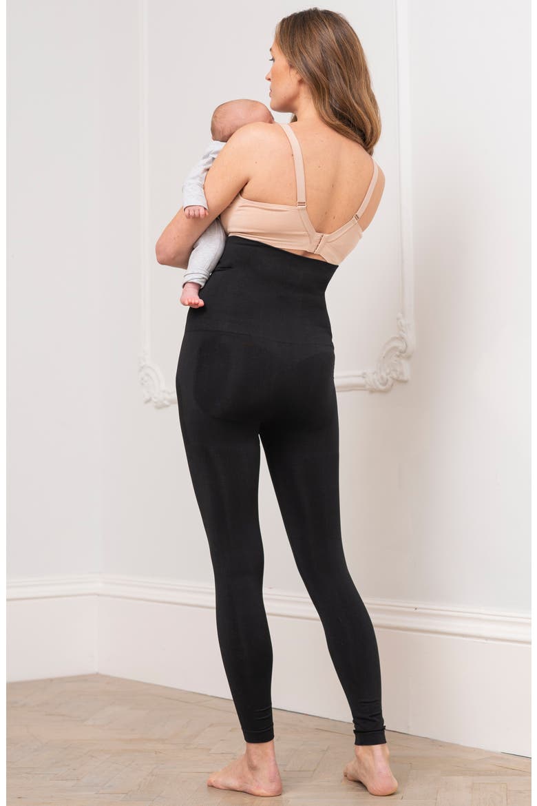 Postpartum Shaping Leggings, Alternate, color, BLACK