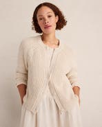 Haven Well Within Cotton Tape Yarn V-Neck Cardigan