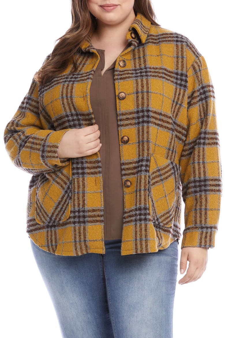 Plaid Shirt Jacket, Main, color, PLAID