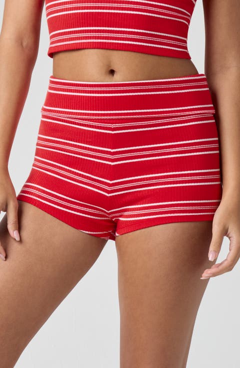 Shortie Rib Shorts