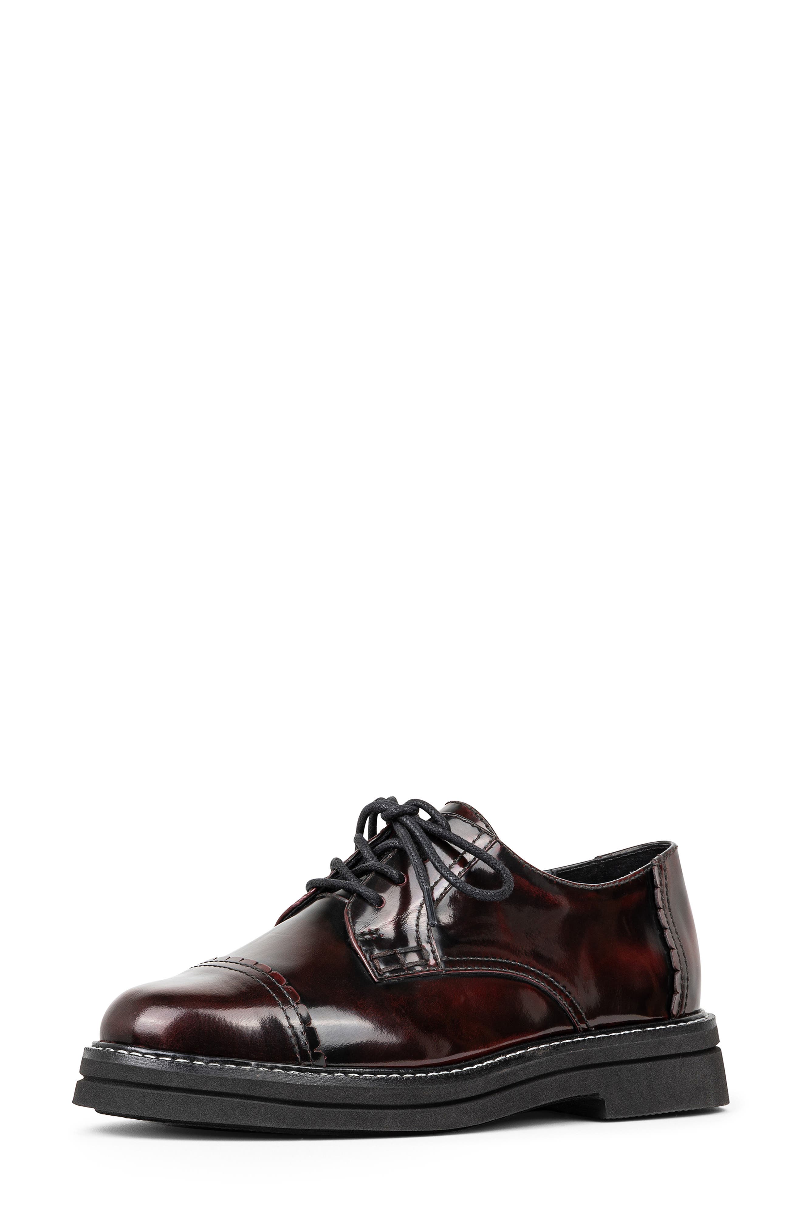 Donald Pliner Leonardo Cap Toe Derby, Alternate, color, Bordeaux