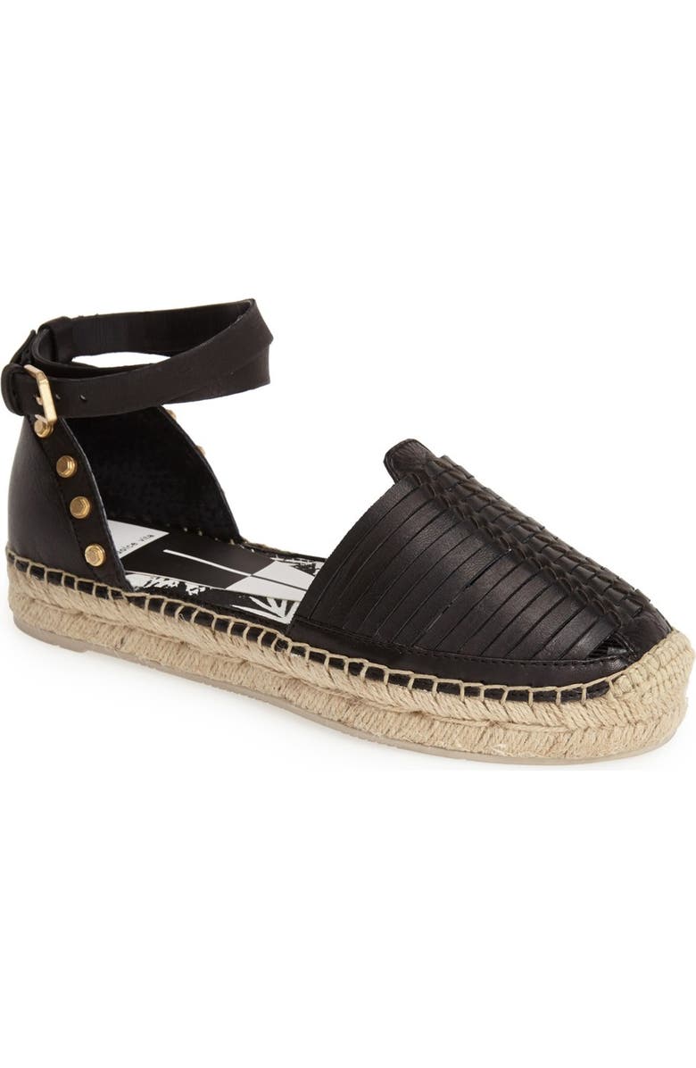 Dolce Vita 'Ceyla' Leather Ankle Strap Espadrille, Main, color,